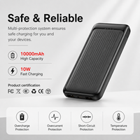 Chargeur Cadeau d'Affaires 10000 mAh, Batterie Externe Portable 10000 mAh avec Logo Personnalisé pour Commandes en Gros en Usine