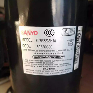 Compresor Sanyo C-7RZ233H1A 24V para Refrigeración, Repuesto o Reparación - Product Image 1