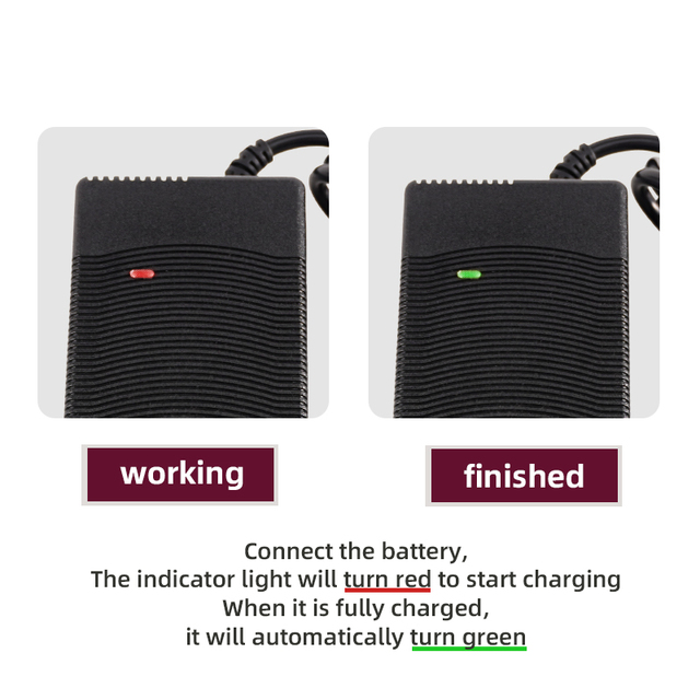 Stable Performance DC 10A Desktop ABS Lead Acid Battery Charger 180W-240W