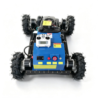 Benzine aangedreven RC grasmaaierrobot, sterk ontwerp voor alle terreinen, geschikt voor hellingen, fruitteelt, grasland, weide en onkruidbestrijding