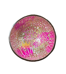 Cuencos de Laca de Coco con Incrustaciones de MOP en Colores Personalizables, Patrón Decorativo, Exportación a Granel, Precio de Fábrica para Exportación - Product Image 2