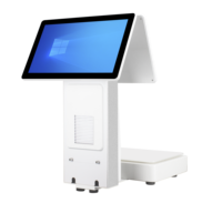 15.6 pouces tout-en-un caisse enregistreuse écran tactile systèmes de point de vente terminal de paiement Machine de point de vente avec imprimante balance