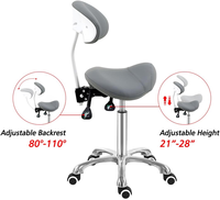 Chaise de bureau ergonomique en similicuir réglable en hauteur pour la maison, le bureau et l'atelier