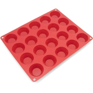 Mini <span class=keywords><strong>molde</strong></span> de silicona de 20 cavidades <span class=keywords><strong>para</strong></span> tartas caseras, tartas, pudín, gelatina - Product Image 1