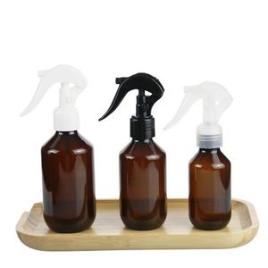 100ml <b>200ml</b> 300ml 500ml Amber Cosmetic Hair Shampoo Plastic Perfume <b>Bottle</b> with Trigger Spray Pump Screen Printed Lotion - Product Image 3