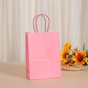 Sacs à emporter en papier kraft brun avec poignées plates, emballage alimentaire écologique et durable pour la restauration en gros - Product Image 2