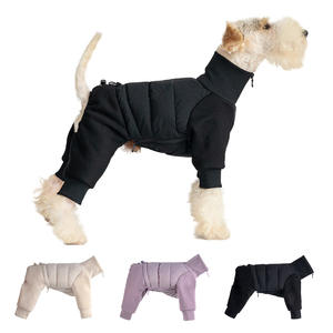 Nuevo Abrigo Impermeable para Perro de Poliéster a la Moda con Arnés Integrado Ropa de Diseño de Invierno para Mascotas al Por Mayor - Product Image 1