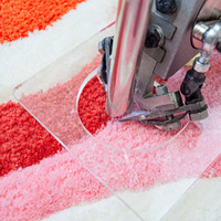 Nouveau modèle électrique touffetage ciseaux tapis sculpteur V forme sculpture tapis pour la fabrication de tapis faits à la main