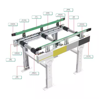 Convoyeur à rouleaux électrique KECE en acier au carbone et nylon, vitesse réglable, 110-480V, capacité 100 kg