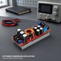 Convertisseur DC 1200W 20A, module d'alimentation élévateur de tension, entrée 8-60V, sortie 12-83V