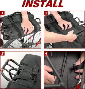 กระเป๋าอานจักรยานเสือภูเขาที่นั่งอเนกประสงค์แบบพกพากระเป๋าถือ - Product Image 4