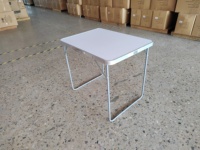 Table de pique-nique pliante en aluminium légère et portable JLL Patio Bistro Beach, réglable en hauteur, pour extérieur, jardin, camping