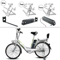 Batterie Lithium Silverfish 48V 52V 21Ah 24.5Ah, 20Ah 23.2Ah 28Ah, pour vélo électrique pliable R8 Janobike E20 avec chargeur