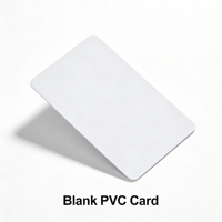 Cartes PVC vierges blanches intelligentes pour paiement RFID NFC 13,56 MHz, encodage de puce 14443A CR80 pour NTAG 424 DNA