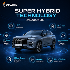 JAECOO J7 SHS 2025, SUV hybride rechargeable, transmission automatique 1.5T, conduite à gauche, sièges en cuir, toit ouvrant panoramique, <span class=keywords><strong>Euro</strong></span> VI - Product Image 1