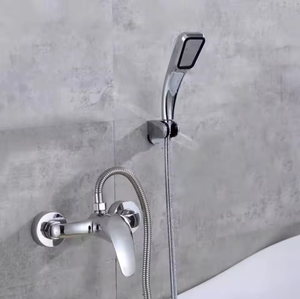 <span class=keywords><strong>Robinet</strong></span> de douche thermostatique en laiton pour salle de bain, surface polie, jet doux, design moderne, adapté aux villas d'hôtel - Product Image 2