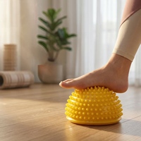 Demi-sphère tactile en PVC pour réflexologie plantaire, yoga, équilibre, fitness et entraînement sensoriel pour enfants