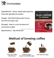 Café instantané amer Arabica sans sucre Nature Healthy pour adultes, régime minceur, brûle les graisses rapidement, perte de poids rapide, boîte