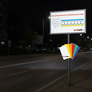 Panneau de signalisation routière en plastique réfléchissant pour la sécurité et la prudence - Product Image 3