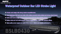 Lumière stroboscopique de barre d'IP 430W LED imperméable à haute intensité lumières blanches froides de scène pour le concert d'affaires de représentation de théâtre extérieur