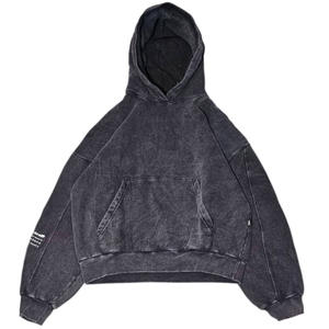 สเวตเชิ้ตมีฮู้ดย้อนยุคใส่ได้ทั้งชายและหญิงผ้าฟลีซซับในผ้าฝ้ายแนวสตรีทฮิปฮอปสำหรับ100% ดีไซน์ใหม่ฤดูใบไม้ร่วง - Product Image 2