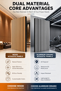 Panneau <span class=keywords><strong>acoustique</strong></span> en bois massif, absorption <span class=keywords><strong>acoustique</strong></span>, <span class=keywords><strong>revêtement</strong></span> <span class=keywords><strong>mural</strong></span> décoratif - Product Image 5