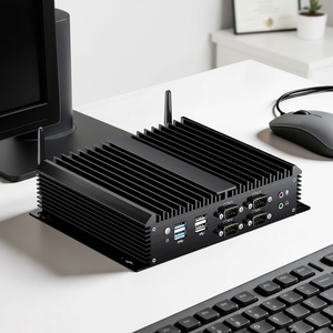 I3อุตสาหกรรมพีซี I5 I7 1165G7/8550U มินิพีซีไร้พัดลมอุตสาหกรรม Mini PC Dual LAN HD + VGA DDR4 <span class=keywords><strong>6</strong></span> COM 8 USB สำหรับคอมพิวเตอร์อุตสาหกรรม - Product Image 1