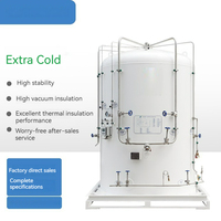 Capacité des cryochains 1m3 1.6MPa Réservoir de stockage d'hydrogène liquide cryogénique à vendre