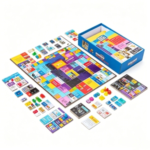 Cartas de Juego Familiares Portátiles Ecológicas de Lujo Personalizadas al por Mayor, de Gran Tamaño, para Fiestas y Uso Familiar con Impresión Personalizada - Product Image 1