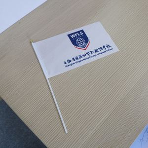 Drapeau miniature 100 % polyester de haute qualité, prix d'usine, fanion personnalisé avec impression numérique pour la cheerleading et la diffusion en direct - Product Image 1