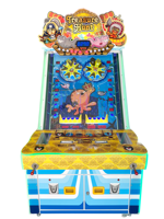 Machine à boules de chasse au trésor à pièces Simulateur de console de jeu vidéo avec système de paiement de pièces Centre de jeu intérieur de tir au laser