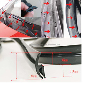 Autodeur En Raam Glas Waterdicht Rubber Afdichting Strip Weer Voor Toyota <span class=keywords><strong>Corolla</strong></span> - Product Image 5