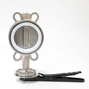 Bán Buôn Loại Đòn Bẩy Ss316l Thép Không Gỉ Van Bướm Ghế PTFE - Product Image 5