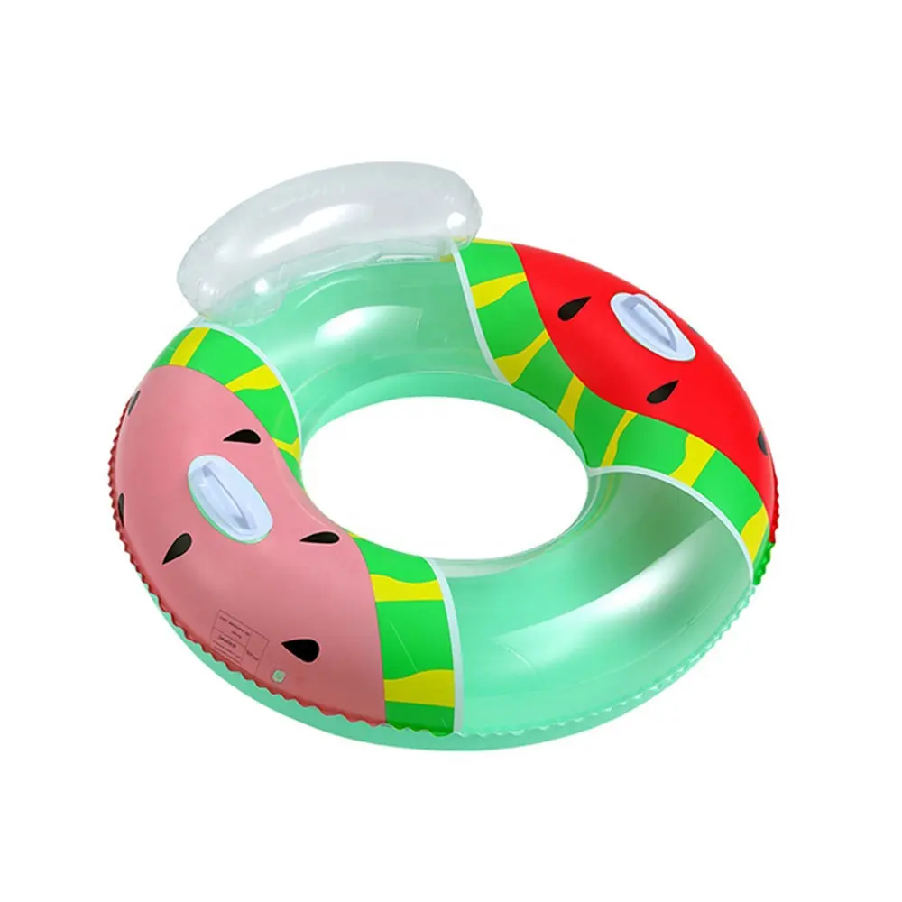 물 재미를위한 여름 수박 수영 튜브 PVC 풍선 수영 반지
