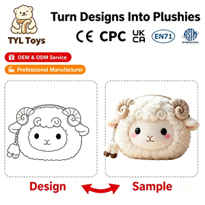 Dal Disegno al Prodotto Finito: Bambola di Peluche Personalizzata OEM ODM, Giocattolo Morbidissimo Imbottito in Cotone PP, Certificato CE CPC EN71 UKCA, Gatto di Peluche per 14+ Anni - Product Image 3