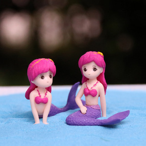 Dessin animé sirène Figurine Micro paysage jardinage maison <span class=keywords><strong>Aquarium</strong></span> décoration <span class=keywords><strong>Miniature</strong></span> - Product Image 6