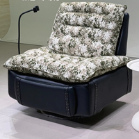 Fauteuil inclinable convertible haut de gamme italien moderne pour chambre à coucher, salon, villa, hôtels et salons de réception