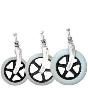 ตะเกียบหน้ารถเข็นคนพิการ 13 ซม. X 6.5 ซม. โลหะทนทานสำหรับอะไหล่เปลี่ยนรถเข็นคนพิการแบบใช้มือ - Product Image 2