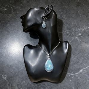 Collar de Amatista de Piedra Natural Etíope, Plateado, Hecho a Mano, con Agua Dulce |   Estilo Casual/Deportivo Unisex para Uso Privado - Product Image 5