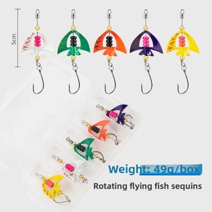 Lot <span class=keywords><strong>de</strong></span> <span class=keywords><strong>5</strong></span> leurres métalliques longs à lancer avec hameçon et flotteur pour <span class=keywords><strong>la</strong></span> <span class=keywords><strong>pêche</strong></span> en mer, en bateau, <span class=keywords><strong>de</strong></span> <span class=keywords><strong>la</strong></span> <span class=keywords><strong>carpe</strong></span>, du maquereau, du bar en rivière, en ruisseau et en lac - Product Image 6