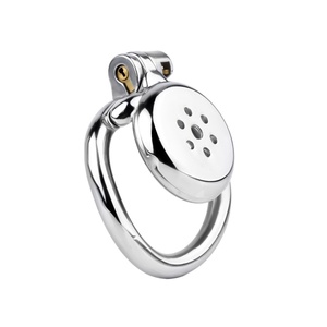 Jaula de Castidad FRRK-3268 con Cilindro Invertido y Llave, Anillos de Acero Inoxidable para Pene, Jaula de Castidad para Hombres, Juguetes Sexuales - Product Image 6