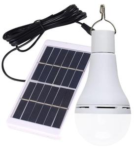 หลอดไฟ LED SMD 9W DC5V-6V ชาร์จไฟด้วยพลังงานแสงอาทิตย์ผ่าน USB สำหรับกรณีฉุกเฉิน เส้นผ่านศูนย์กลาง 70 มม. 600mA แบตเตอรี่ วัสดุ PP - Product Image 5