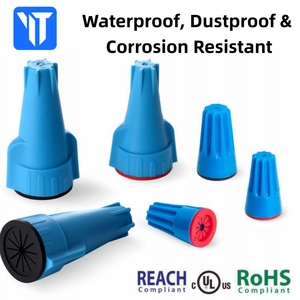 P3W,P4W R3Type Capuchons d'écrous étanches AWG 12-22 Twist Nuts Connecteur <span class=keywords><strong>de</strong></span> borne <span class=keywords><strong>de</strong></span> câble pour installation électrique dans des endroits humides - Product Image 1
