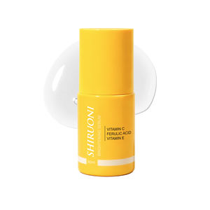 Serum Pemutih Pengencang Pengurang Pori-pori Anti-Kerut Asam Ferulic Vitamin C E Vegan Organik Label Pribadi - Product Image 2