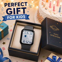 Montre numérique pour enfants, montre d'astronaute pour étudiants, montre à LED sportive, étanche, carrée, en silicone, pour garçons et filles, thème spatial, cadeau