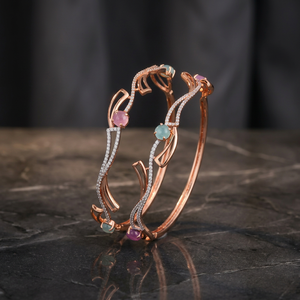 Elegant Trendy <b>Crystal</b> Rhinestone Fashion Bangles <b>for</b> Style-Conscious <b>Women</b> - Product Image 5