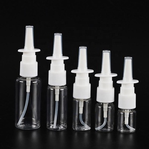 10ml 15ml 20ml 30ml Nasal Cavity White Black PE PET Plastic Spray <b>Bottle</b> With Clamp Food Grade Sealed Plastic Spray <b>Bottle</b> - Product Image 1