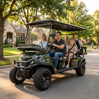 Nouvelle Voiturette de Golf Électrique LSV 6 Places Homologuée Route 2026, Batterie Lithium 60V, Buggy Rehaussé, Certifiée DOT CE, Freins à Disque Avant