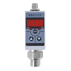 Langfan Intelligent Pressure Switch Digital Display G1/2 <b>Thread</b> Water Media IP65 Brass Material 100 psi Max Pressure - Product Image 1