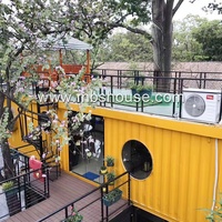 Stand de restaurant préfabriqué en conteneur de restauration rapide de style européen pour une utilisation en hôtel
